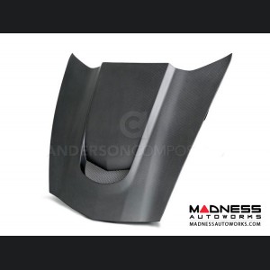 Chevrolet Corvette Carbon Fiber Hood - Stingray C7 - Anderson Composites - Dry Carbon 